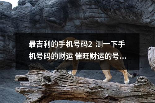 最吉利的手机号码2  测一下手机号码的财运 催旺财运的号码分析